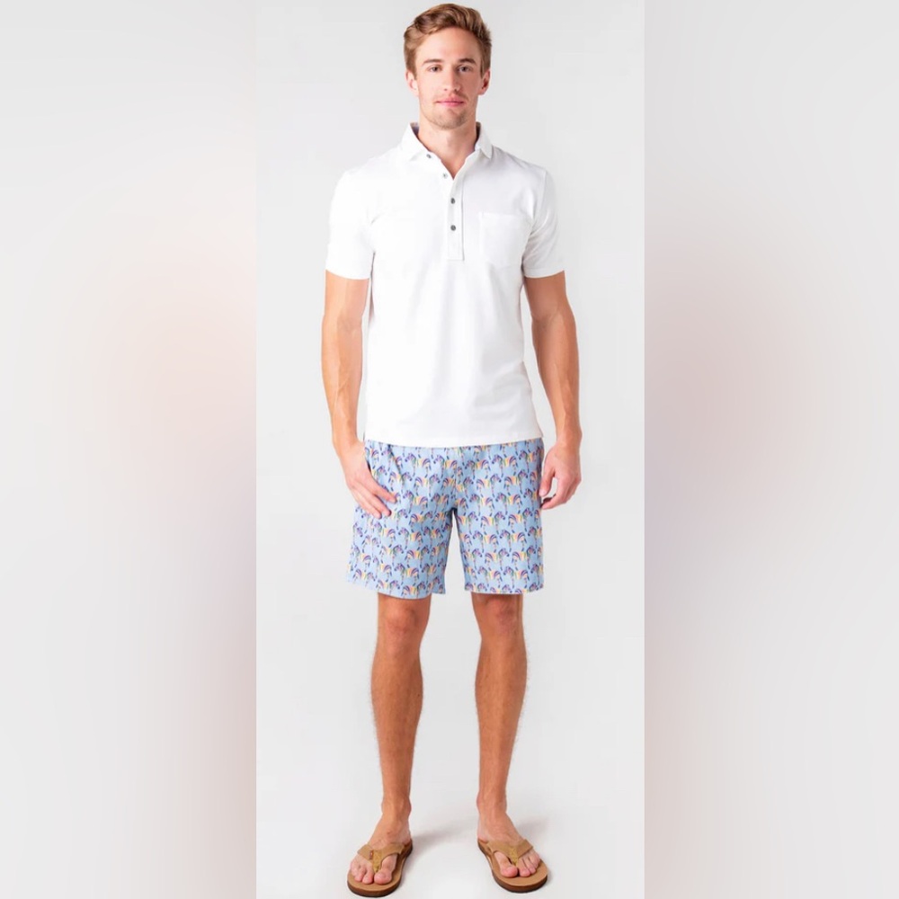 Johnnie-O Lorne Board Shorts Men's Sz L